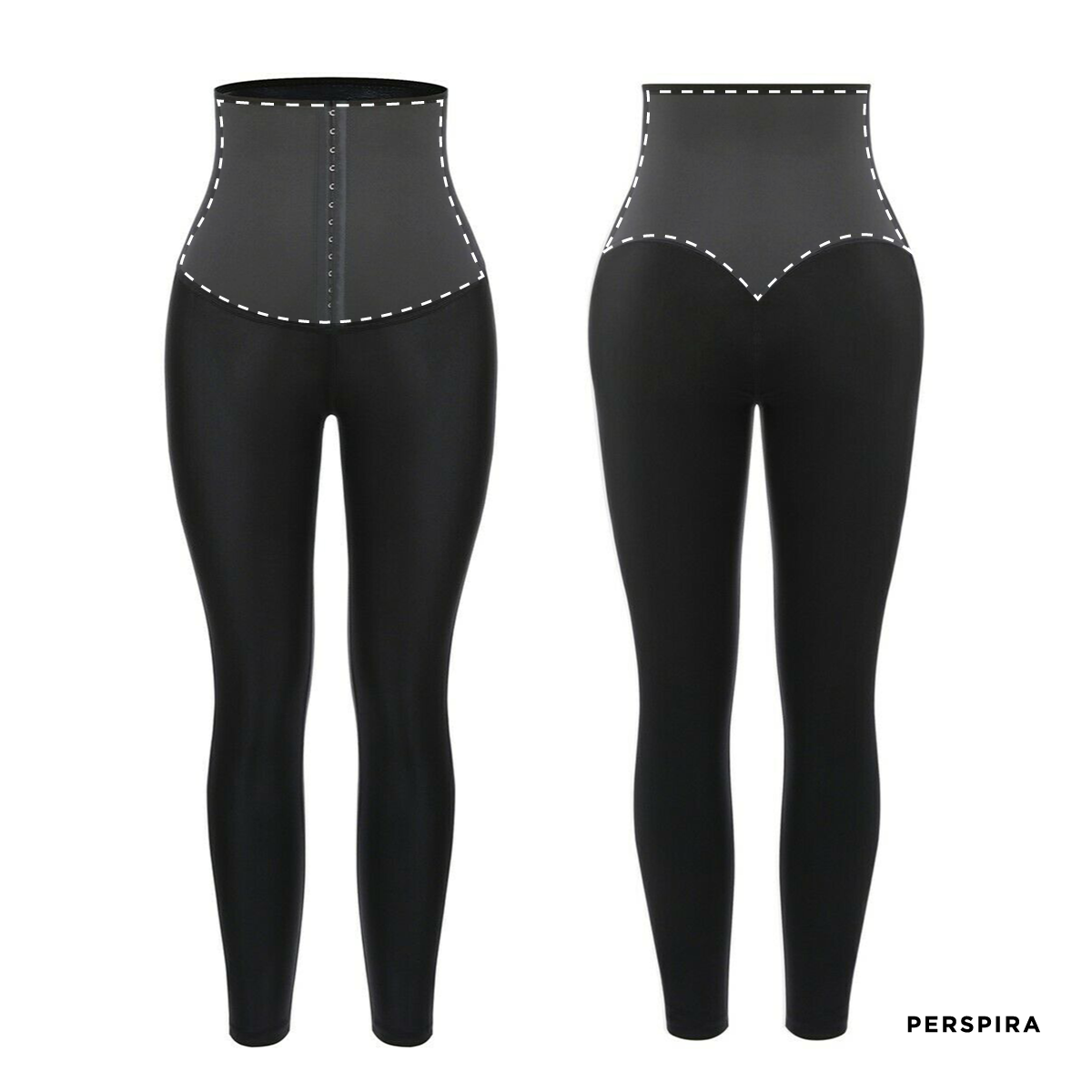 Colanți Corset Modelatori cu efect termic în zona taliei PERSIPRA, Originali