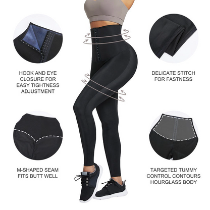 Colanți Corset Modelatori cu efect termic în zona taliei PERSIPRA, Originali