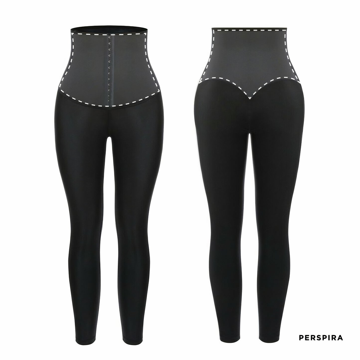 Colanți Corset Modelatori cu efect termic în zona taliei PERSIPRA, Originali