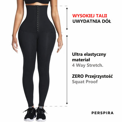 Colanți Corset Modelatori cu efect termic în zona taliei PERSIPRA, Originali