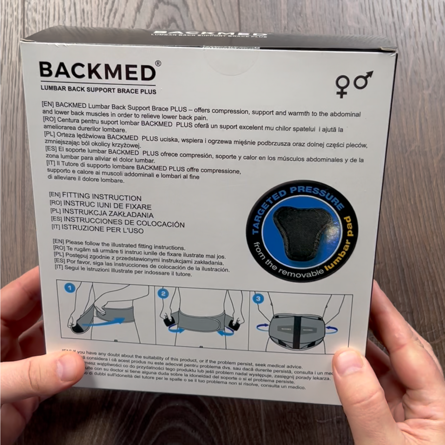 copy of Centura pentru suport lombar BACKMED PLUS