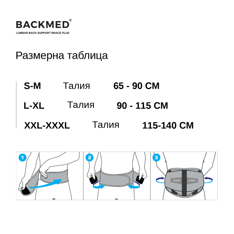 copy of Centura pentru suport lombar BACKMED PLUS