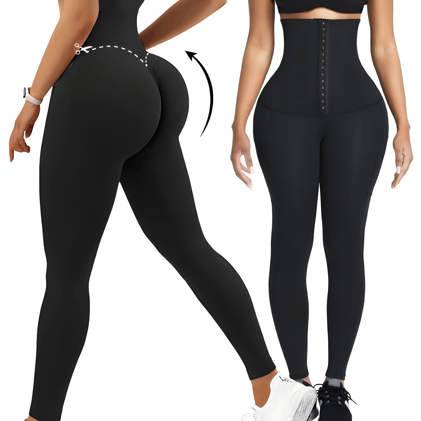 Colanți Corset Modelatori cu efect termic în zona taliei PERSIPRA, Originali