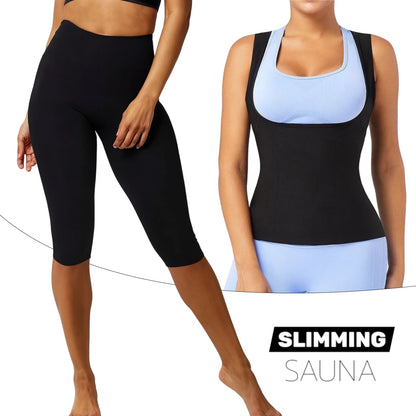 Costum pentru SLABIT PRO SlimSecret: Pantaloni 3/4 SlimSecret + Maiou Thermo Shirt 2025